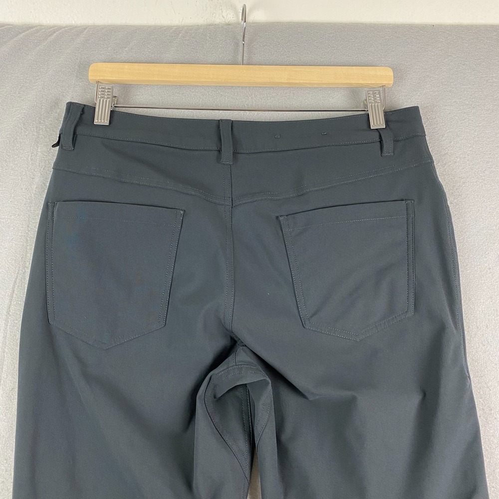 Lululemon Pants Men 32x31 Performance Chino ABC Classic gray Warpstreme LM5ADES - Picture 6 of 11